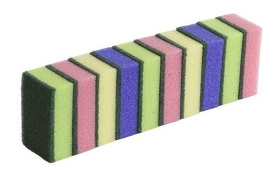 Schuurspons klein assortiment div kleuren  Schuurspons klein assortiment div kleuren