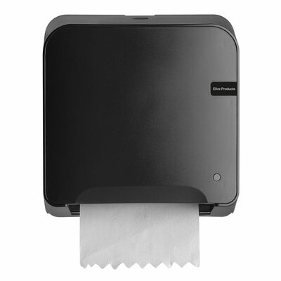 Elive line 3 handdoekroldispenser kunststof zwart Elive line 3 handdoekroldispenser kunststof zwart