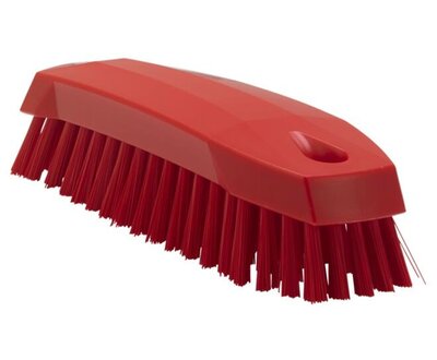 Vikan Hygiëne Medium Werkborstel klein 165mm Rood Vikan Hygiëne Medium Werkborstel klein 165mm Rood