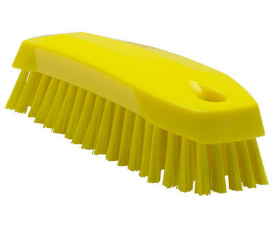 Vikan Hygiëne Medium Werkborstel klein 165mm Geel Vikan Hygiëne Medium Werkborstel klein 165mm Geel