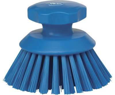Vikan Harde Ronde Werkborstel 110mm Blauw Vikan Harde Ronde Werkborstel 110mm Blauw