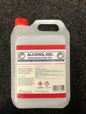 Elive hand Alcohol Gel 70%, 5L Elive hand Alcohol Gel 70%, 5L