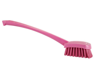 Vikan Afwasborstel Met Lange Steel 415mm Roze Vikan Afwasborstel Met Lange Steel 415mm Roze