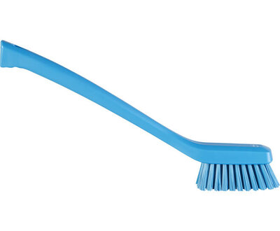 Vikan Lange Afwasborstel Met Smalle Borstel 420mm Blauw Vikan Lange Afwasborstel Met Smalle Borstel 420mm Blauw