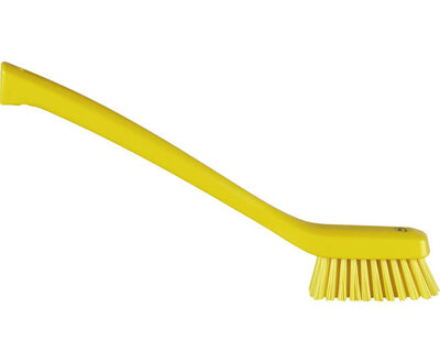 Vikan Lange Afwasborstel Met Smalle Borstel 420mm Geel Vikan Lange Afwasborstel Met Smalle Borstel 420mm Geel