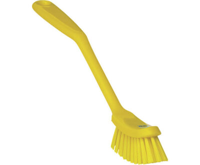 Vikan Medium Vaatborstel Smalle Borstelkop 290mm Geel Vikan Medium Vaatborstel Smalle Borstelkop 290mm Geel