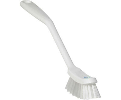 Vikan Medium Vaatborstel Smalle Borstelkop 290mm Wit Vikan Medium Vaatborstel Smalle Borstelkop 290mm Wit