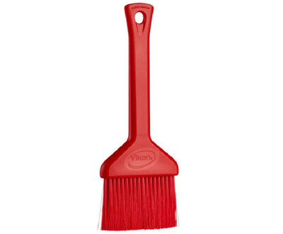 Vikan Zachte Platte Deegborstel 70mm Rood