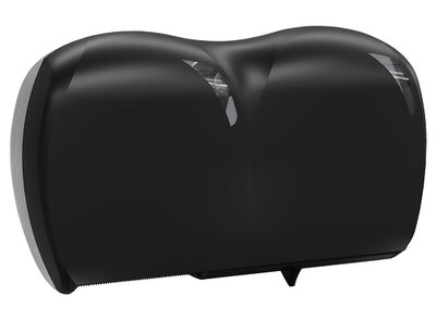 Elive line2, Duo Mini jumbo toiletrolhouder Zwart