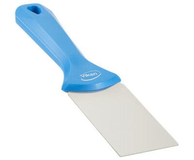 Vikan RVS Handschraper Smal 50mm Blauw Vikan RVS Handschraper Smal 50mm Blauw