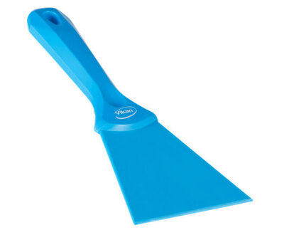Vikan Nylon Handschraper Breed 100mm Blauw Vikan Nylon Handschraper Breed 100mm Blauw
