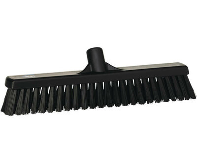Vikan Hygiene Bezem Combi Zacht/Hard Zwart 410mm Vikan Hygiene Bezem Combi Zacht/Hard Zwart 410mm