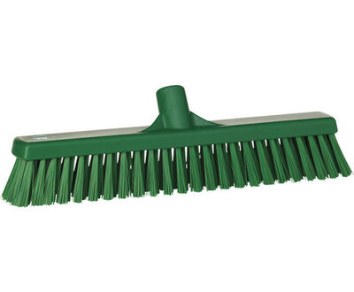 Vikan Hygiene Bezem Combi Zacht/Hard Groen 410mm Vikan Hygiene Bezem Combi Zacht/Hard Groen 410mm