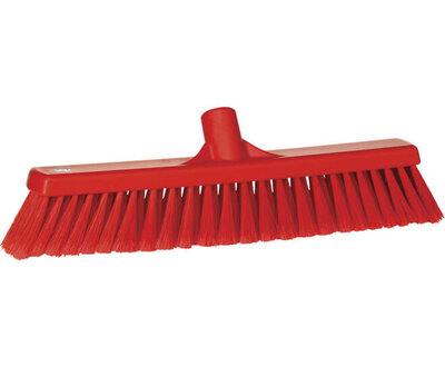Vikan Zachte Splitbezem Rood 410mm Vikan Zachte Splitbezem Rood 410mm