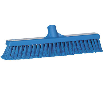 Vikan Zachte Splitbezem Blauw  410mm Vikan Zachte Splitbezem Blauw  410mm