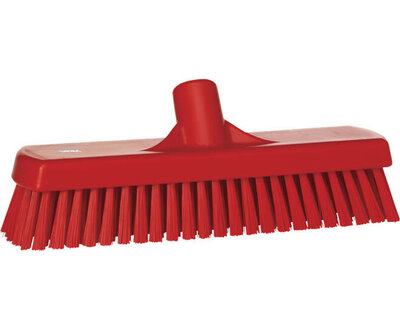 Vikan Harde Vloerschrobber Rood 305mm Vikan Harde Vloerschrobber Rood 305mm