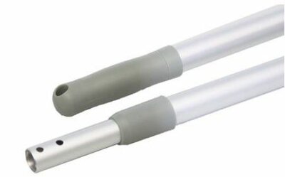 Telescoopsteel aluminium 100-180cm - Grijs Telescoopsteel aluminium 100-180cm - Grijs