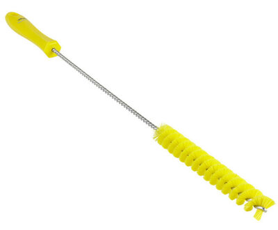 Vikan Medium Pijpborstel Met Handvat Ø20, 500mm Geel Vikan Medium Pijpborstel Met Handvat Ø20, 500mm Geel