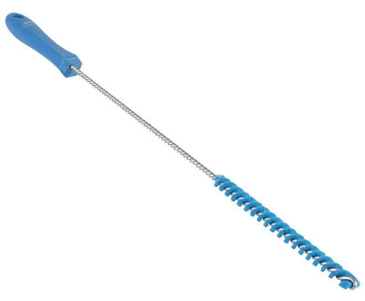 Vikan Harde Pijpborstel Met Handvat Ø10, 500mm Blauw Vikan Harde Pijpborstel Met Handvat Ø10, 500mm Blauw