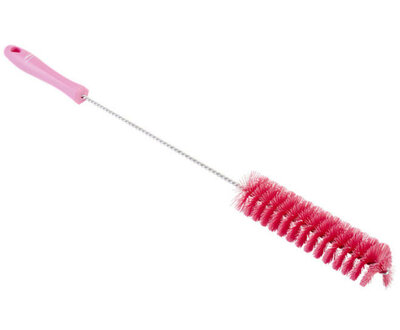 Vikan Harde Pijpborstel Met Handvat Ø40, 500mm Roze Vikan Harde Pijpborstel Met Handvat Ø40, 500mm Roze