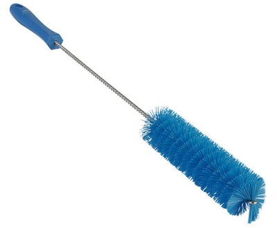 Vikan Harde Pijpborstel Met Handvat Ø40, 500mm Blauw Vikan Harde Pijpborstel Met Handvat Ø40, 500mm Blauw