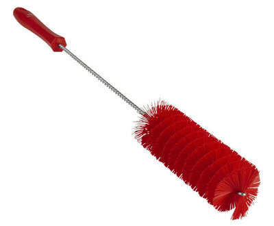 Vikan Medium Pijpborstel Met Handvat Ø50, 500mm Rood Vikan Medium Pijpborstel Met Handvat Ø50, 500mm Rood