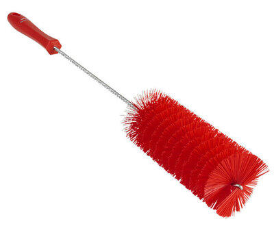 Vikan Medium Pijpborstel Met Handvat Ø60, 500mm Rood Vikan Medium Pijpborstel Met Handvat Ø60, 500mm Rood