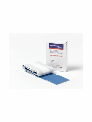 Detectaplast detect. textielpleister elastisch blauw 6cm x 1m Detectaplast detect. textielpleister elastisch blauw 6cm x 1m