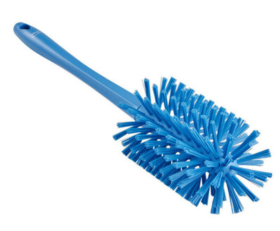 Vikan Pijpborstel Met Handvat (uit een stuk), Ø90, 460mm Blauw Vikan Pijpborstel Met Handvat (uit een stuk), Ø90, 460mm Blauw