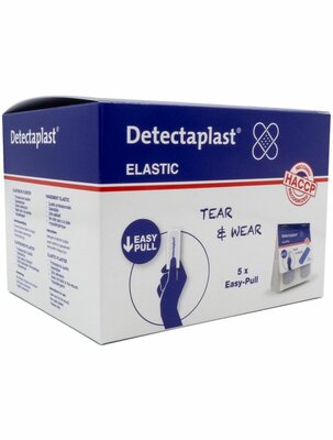 Detectaplast Tear&Wear Elastic 25x72mm doos 5x36 stuks Detectaplast Tear&Wear Elastic 25x72mm doos 5x36 stuks