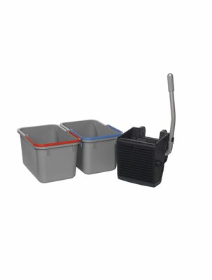 Numatic SRK 16 mopkit pers en 2x17 liter emmer t.b.v. EM3-EM5 werkwagens Numatic SRK 16 mopkit pers en 2x17 liter emmer t.b.v. EM3-EM5 werkwagens