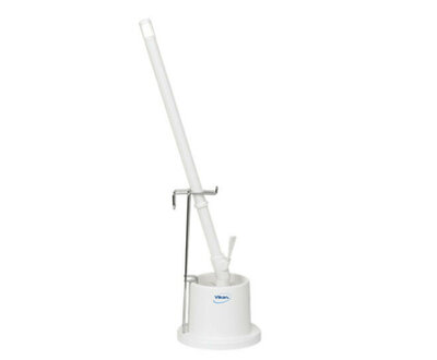 Vikan Medium Toiletborstel Incl. Houder 720mm Wit Vikan Medium Toiletborstel Incl. Houder 720mm Wit
