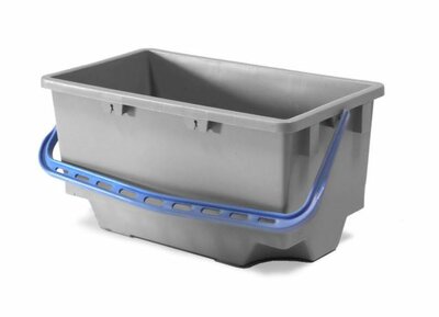Numatic Grijze emmer 18 liter met blauwe hendel t.b.v. EM1 & EM2 Numatic Grijze emmer 18 liter met blauwe hendel t.b.v. EM1 & EM2