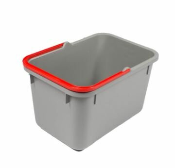 Numatic Grijze emmer 17 liter met rode hendel t.b.v. EM3 & EM5 Numatic Grijze emmer 17 liter met rode hendel t.b.v. EM3 & EM5