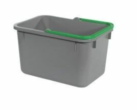 Numatic Grijze emmer 17 liter met groene hendel t.b.v. EM3 & EM5 Numatic Grijze emmer 17 liter met groene hendel t.b.v. EM3 & EM5