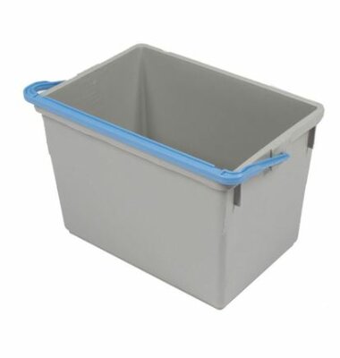 Numatic Grijze emmer 10 liter met blauwe hendel t.b.v. EM Numatic Grijze emmer 10 liter met blauwe hendel t.b.v. EM