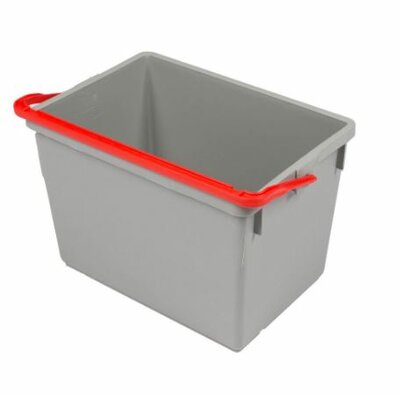 Numatic Grijze emmer 10 liter met rode hendel t.b.v. EM Numatic Grijze emmer 10 liter met rode hendel t.b.v. EM