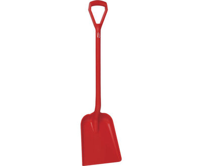 Vikan Schop D-Grip Metaal Detecteerbaar 1040mm Rood Vikan Schop D-Grip Metaal Detecteerbaar 1040mm Rood