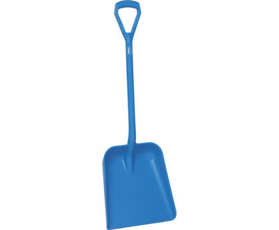 Vikan Schop D-Grip Korte Steel 1035mm Blauw Vikan Schop D-Grip Korte Steel 1035mm Blauw