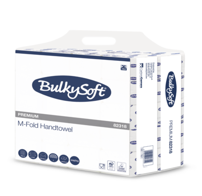 BulkySoft M vouw (small) handdoekvouwtjes 2lgs. 32x21,5cm doos 150x15 totaal (2250vouwtjes) BulkySoft M vouw (small) handdoekvouwtjes 2lgs. 32x21,5cm doos 150x15 totaal (2250vouwtjes)