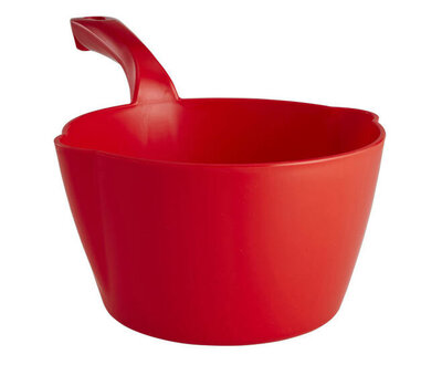 Vikan Hygiëne Schepbak Rond Met Schenktuit 2L Rood Vikan Hygiëne Schepbak Rond Met Schenktuit 2L Rood
