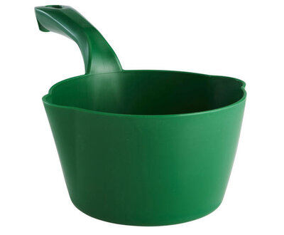 Vikan Hygiëne Schepbak Rond Met Schenktuit 1L Groen   Vikan Hygiëne Schepbak Rond Met Schenktuit 1L Groen