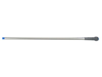 iVo Giotto Aluminium Steel met Schroefdraad 145cm 23 mm, Handvat Oranje iVo Giotto Aluminium Steel met Schroefdraad 145cm 23 mm, Handvat Oranje