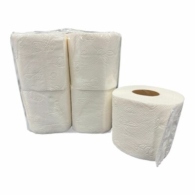 Blanco Toiletpapier 200vel 2lgs pure luxe cellulose Ecolabel, pak 48 rol Blanco Toiletpapier 200vel 2lgs pure luxe cellulose Ecolabel, pak 48 rol