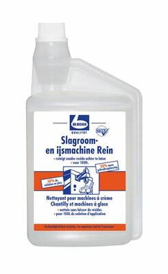 Becher Slagroom en IJsmachine reiniger Doseerfles 1L Becher Slagroom en IJsmachine reiniger Doseerfles 1L