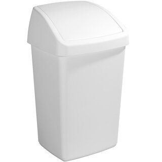 Sunware Delta prullenbak met swingdeksel 50L wit Sunware Delta prullenbak met swingdeksel 50L wit