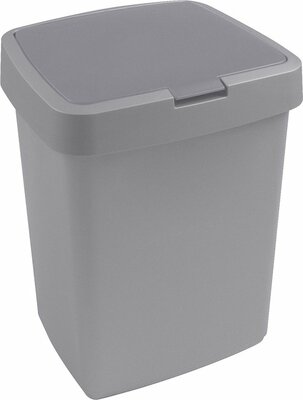 Sunware Delta prullenbak klep 10L grijs Sunware Delta prullenbak klep 10L grijs