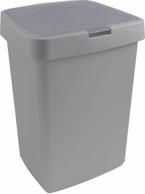 Sunware Delta prullenbak klep 25L grijs Sunware Delta prullenbak klep 25L grijs