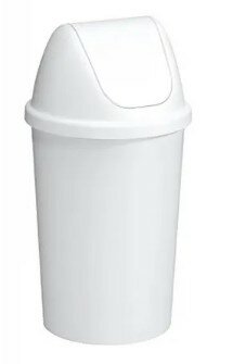 Sunware Twinga prullenbak met swingdeksel 45L wit Sunware Twinga prullenbak met swingdeksel 45L wit