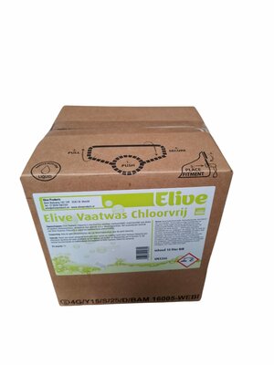Elive Vaatwas Chloorvrij BIB 10L Elive Vaatwas Chloorvrij BIB 10L